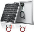 SUNER POWER 12V 50W Solar Panel Battery Charger Ultra, Built-in UltraSmart MPPT Charge Controller, Waterproof 50 Watt Solar Battery Maintainer for 12Volt AGM, Deep Cycle, Lead-Acid, Lifepo4 Battery