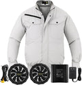 MIDIAN Cooling Jacket with Battery Pack Workwear with Fan Set for Hot Summer Outdoor & Industrial Use