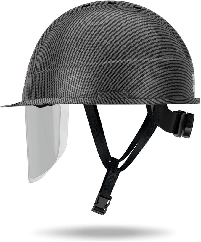 Reflective Safety Hard Hat with Visor,Vented Protection Construction Hard Hat,ANSI Z89.1& OSHA Approved Safety Helmet