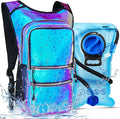 Hydration Pack, Water Backpack with 3L Hydration Bladder Lightweight Insulation, Festival Essential, Rave Hydration Backpack, Hydropack Backpack for Rave, Hiking, Biking, Festival Gear