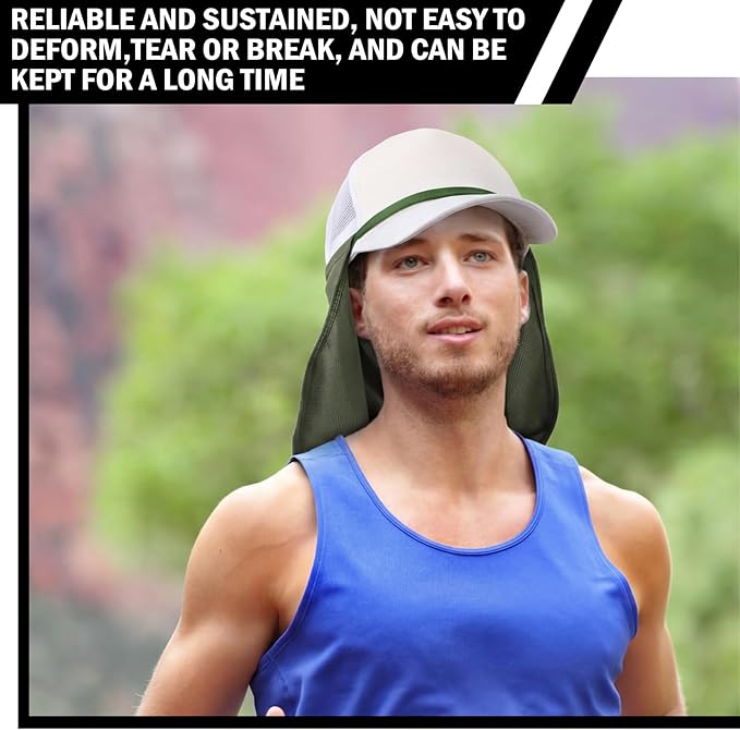 Tatuo Neck Drape UV Sun Protection Gaiter Adjustable Unisex Multifunctional 2 in 1 Face Covering for Outdoor Sports Fishing