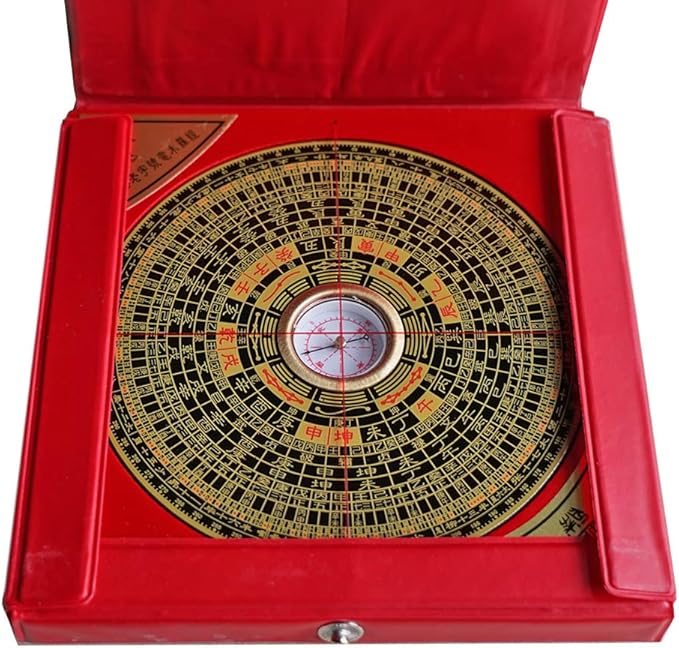 Professional Feng Shui Compass Geomantic Pointer for Measuring Geographical Direction Supplies - Home Decor (5.9")