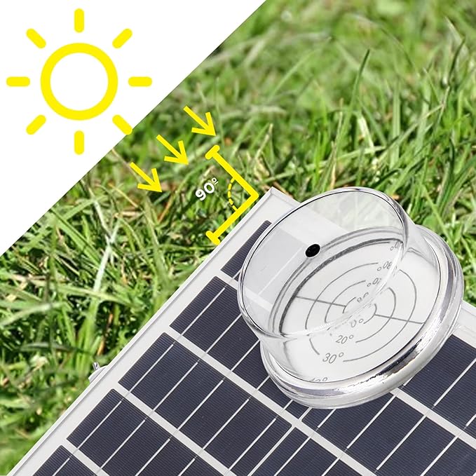 Utoolmart Solar Angle Guide for Solar Panel - Solar Tracker Solar Panel Accessories Find The Optimal Angle for Solar Panels Tools