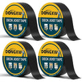 4 Packs Deck Joist Tape, 2" x 50' Waterproof Butyl Joist Tape for Decking 2inch, Flashing Tape Self-Adhesive Joist Tapes for Decks Beams Extend Wood Deck Life