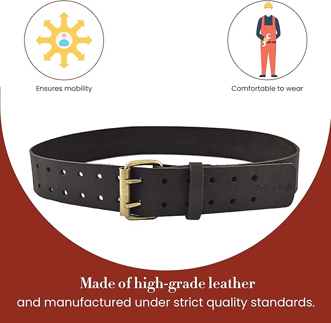 Style n Craft Work Belt, Durable and Rugged Belt