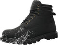 Work Boots for Men Waterproof Soft Toe Non Slip Comfortable Leather Workboots