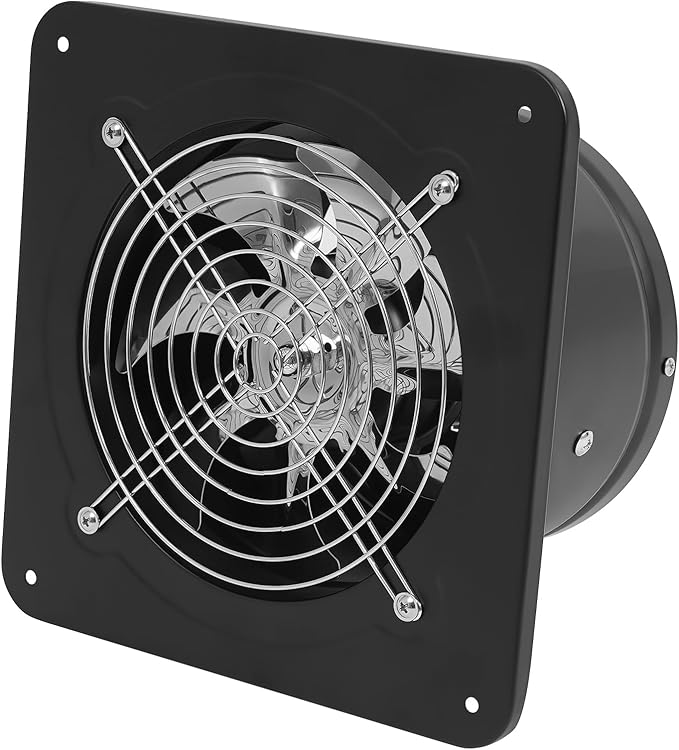 7'' Explosion Proof Exhaust Fan, 110V 50W Industrial Axial Flow Fan Utility Blower Ventilator Extractor Factory Extraction Ventilation for Garage Shops Kitchen, 2600RPM