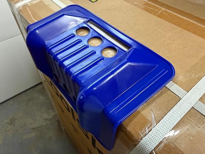 JUCHEN Flatbed Edge Protector, Edge Corner Tie Down Protector, Flatbed Accessories Plastic Protector, Protects Cargo Edges from Wear and Tear, High-Density Polyethylene, Blue, 10 Packs
