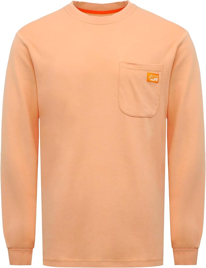 Titicaca FR Shirts Flame Resistant T Shirts 100% Cotton Men's Pre-Washed Fire Retardant T-Shirts