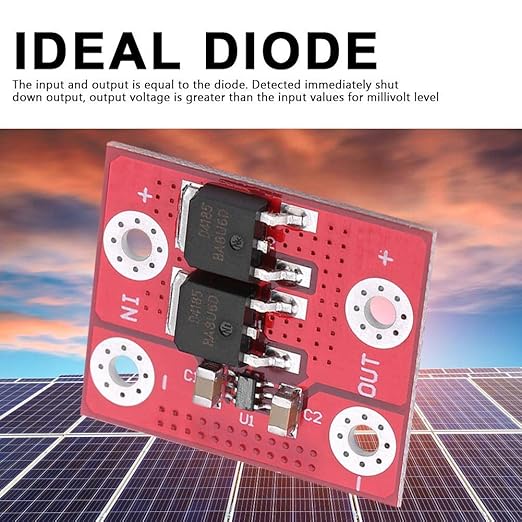 15A Solar Ideal Diode Controller Module Solar Panel Battery Charging Anti Reverse Irrigation Ideal Diode for Solar Panels