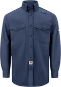 100% Cotton Mens Fr Shirts 7.5oz Flame Resistant Shirts NFPA2112 Men's Fire Retardant Welding Shirts