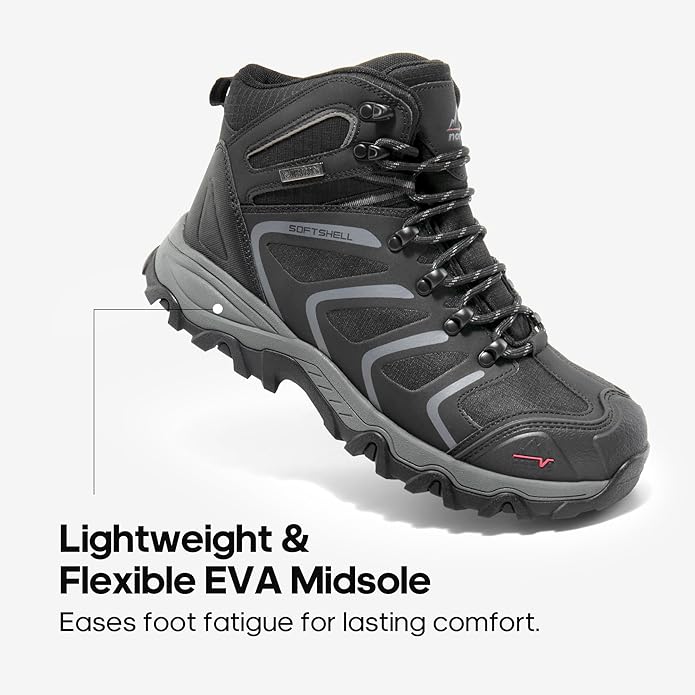 NORTIV 8 Waterproof Work Boots for Men Steel Toe Safety Construction Boots ARMADILLO-STL
