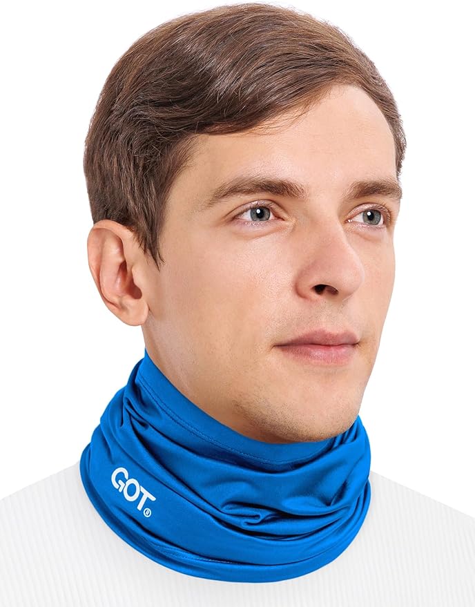 GOT Sports Cooling Neck Gaiter - UPF 50+ Fishing Face Mask for Men Women - Thermoregulation & UV Sun Protection