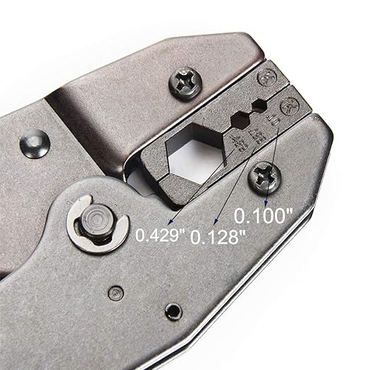 Crimper Tools for RF connector LMR400,RG8,RG9,Belden 9913,RG213,RG214,RG174,RG316 RF Coaxial Cable,Crimp Tool Hex Die with 0.429" (10.90mm) for all 400 type cables