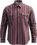 WoahBros FR Shirts for Men, 8oz Midweight Flame Resistant Welding Shirt, 100% Cotton, Pearl Snap Buttons - CAT2/NFPA2112