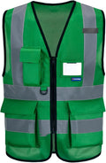 A-SAFETY high vis vest green