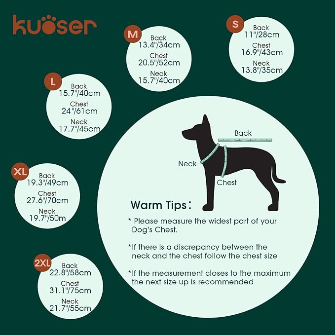 Kuoser Dog Cooling Vest for Large Dogs, Lightweight Dog Cooler Jacket Breathable Mesh Dog Cooling Shirts Reflective Dog Cooling Harness for Beach, Hiking, Walking Grey XXL
