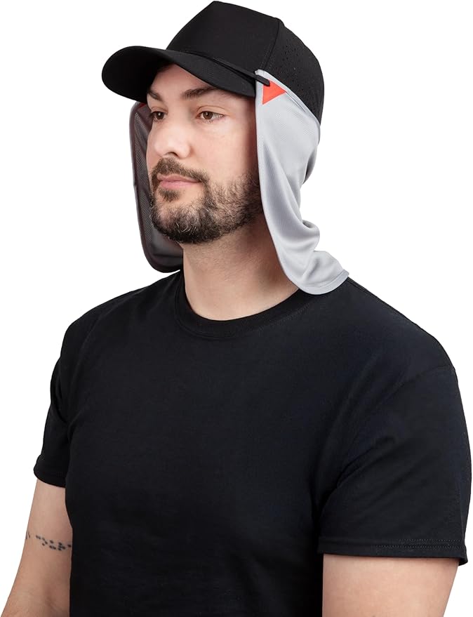 CoolNES - UV Sun Protection Neck Drape Adjustable Multifunctional 2 in 1 Face Covering for Outdoor Fishing - Unisex