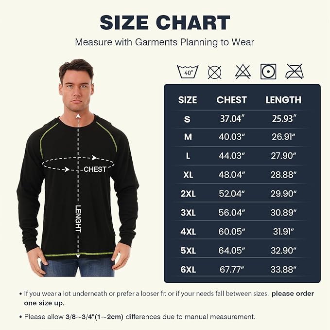 SKSAFETY FR Shirts for Men Long Sleeve, Welding Shirt 6oz Lightweight High Vis Fire Resistant Flame Retardant Shirt CAT2