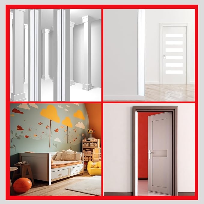 20 Pcs Wall Corner Protector, Clear Self-Adhesive Corner Protectors for Walls for Baby, Furniture, Door, Tables, Cover Sharp Furniture, Easy to Install(39.37" X 1.18")