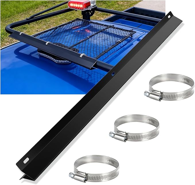 39.37 in Roof Rack Wind Deflector, Van Roof Rack Wind Deflector, Ladder Rack Wind Deflector for Utility/Work Truck and Vans, Reduces Noise