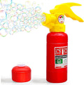 JOYIN Automatic Bubble Maker Fire Extinguisher Bubble Blower Machine with Solution (230 ml) for Kids, Indoor and Outdoor Play, Summer Themed Party and Birthday Gift