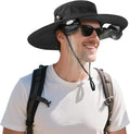 AMACOOL Bucket Hat Fan Pro, Gifts for Father Dad Husband, Fishing Essentials for Men Women, Camping Hiking Beach Gardening