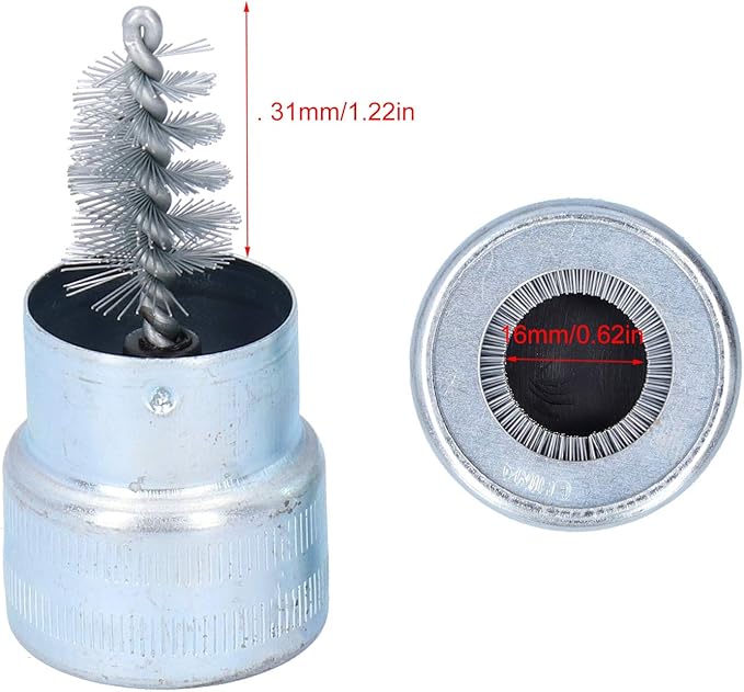 10pcs Stainless Steel Battery Tterminal Cleaner,Battery Terminal Cleaning Brushes, Universal Battery Post Cleaner Tool for Car, Truck, Marine Top & Side Terminals - Dirt Removal