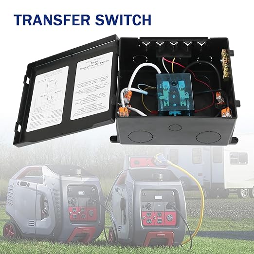Automatic Transfer Switch, 120 VAC, 30 Amp, Automatic Transfer Relay Switch