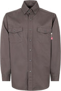 KONRECO FR Shirts for Men 6.5oz Lightweight Work Uniform Flame Resistant Welding Shirt/Water & Stain Repellent