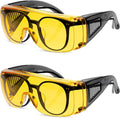 UNCO- Safety Goggles Over Glasses, Protective Goggles, Anti Fog, Work, Safety Glasses Over
