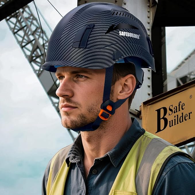Safety Helmet Hard Hats Construction Head Protection 6-Point Suspension Lightweight Work Outdoor,Industrial ANSI Approved