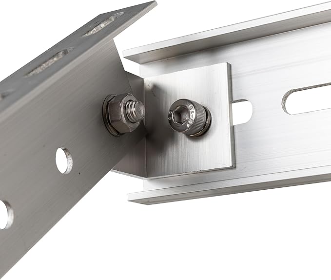 Solar Panel Mounting Bracket Pole Mounts Kit Up to 30W (Pole not Included)