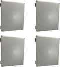 Co. 12"x10"x4" PS Plastic Weather & Dust Proof Junction Conduit Box Electronics Enclosure 4 Pack