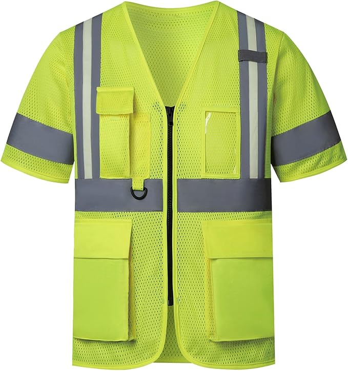 A-SAFETY Glow safety Vest ANSI Class 3