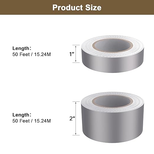 Faraday Cloth Shielding Tape, High Shielding Double Sided Conductive Fabric Sticky Tape, Waterproof for Signal Screens, Guitar Interference Shielded (1 in x 50 FT)
