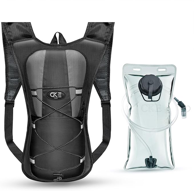 Hydration Backpack Hydration Pack Water Backpack with 2L(70-Ounce) Hydration Bladder for Men Women Kids for Running Hiking Biking Climbing