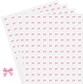 2400 Pcs Small Sticker for Kids,Mini Bow Sticker Cartoon Paper Small Decals Cute Self-Adhesive Stickers for Summer Party Envelopes Scrapbook Gifts DIY Supplies,0.5in（Bow）