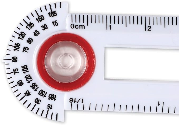 Learning Resources SAFE-T Bullseye Compass, Ruler, Protractor, Early Geometry, Math Class Accessories, Ages 8+