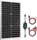 SUNER POWER 12V Solar Panel Kit 30W, High Efficiency 30 Watt Solar Panel + Ultra-Smart 10A MPPT Charge Controller, Solar Battery Trickle Charger Maintainer for Boat Car RV Motorcycle Marine Automotive