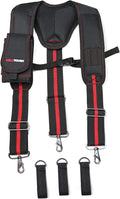 MELOTOUGH Tool Belt Suspenders for Work Belt Suspenders Heavy Duty Padded Suspenders for Electrician/Construction/Farmer