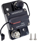 250A Circuit Breaker, Ampper Surface Mount DC 12V-48V Waterproof Thermal Circuit Breaker Fuse with Manual Reset for Boat Trolling Motor Auto Audio Solar and More