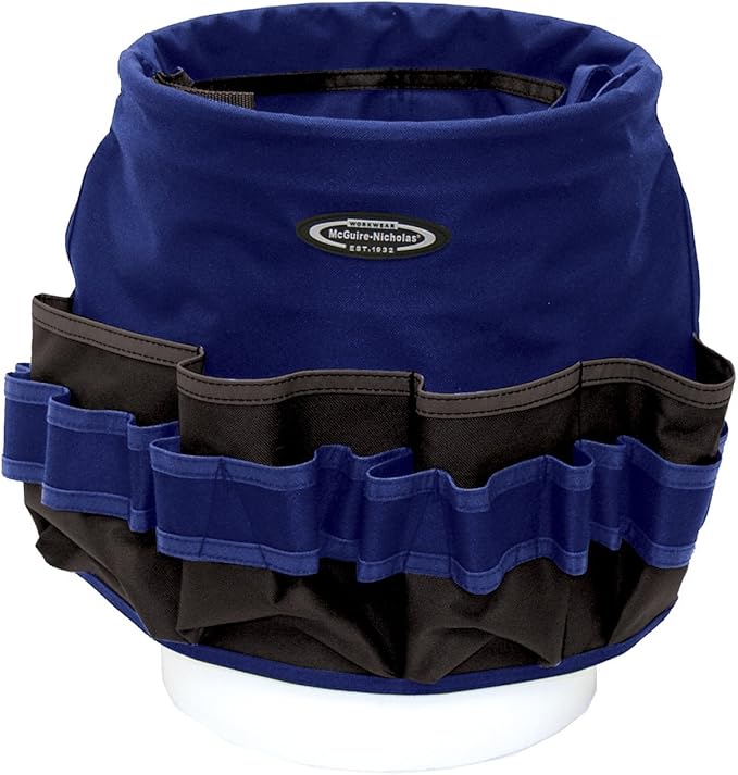 McGuire-Nicholas McGuire Nicholas 22054 Bucket Pro 54 Pocket Bucket Tool Organizer, Colors may vary
