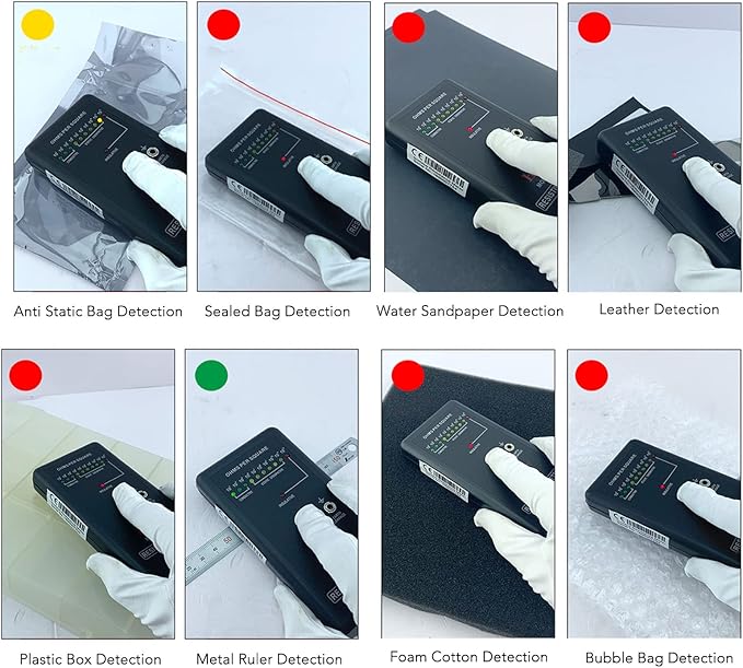Digital Static Electricity Tester - Precise Measuring Instrument Electrostatic Analyzer Self Calibration Resistivity Tester