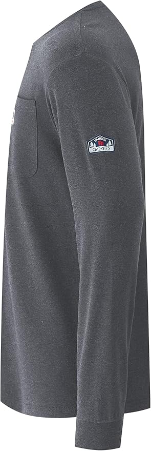 FR Shirts for Men 6.5oz Lightweight Fire Resistant Shirts for Men Long Sleeve NFPA2112/CAT2