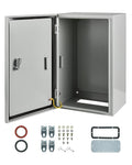 Waterproof Electrical Enclosure 20 x 12 x 10'', Outdoor Electrical Box Weatherproof, Electrical Junction Box with Reinforced Lock