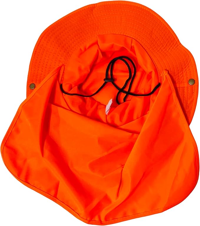 Packable and Adjustable Reflective Neon Boonie Sun Hat