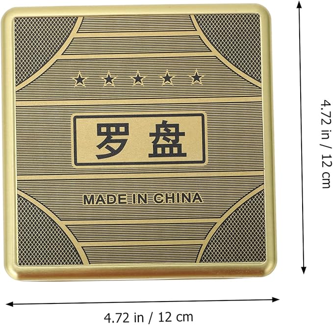 IMIKEYA Feng Shui Compass Pan - Chinese Ancient Compass for Home Planning and Feng Shui Practices - Precision Magnetic for and Residential Harmony 1pc
