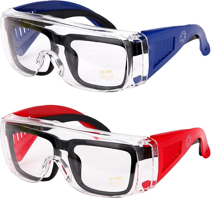 UNCO- Safety Goggles Over Glasses, Protective Goggles, Anti Fog, Work, Safety Glasses Over