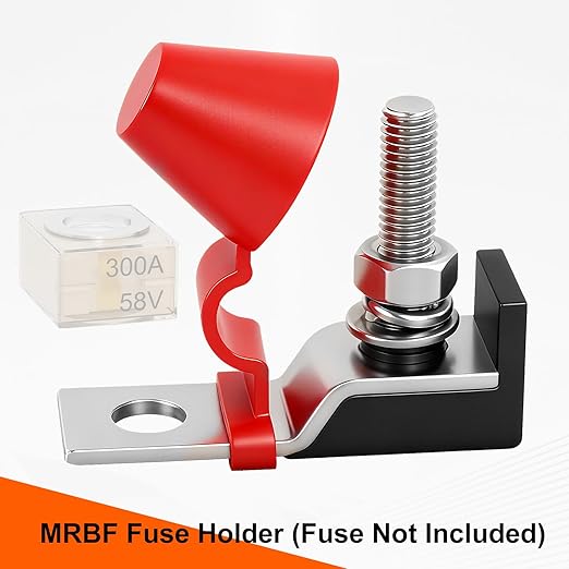 Terminal Fuse Block Marine Rated Battery Fuse MRBF Terminal Holder 30-500 AMP for EVs, RVs, Yachts, Charging Stations - High - Amp Systems, Multiple Battery Types